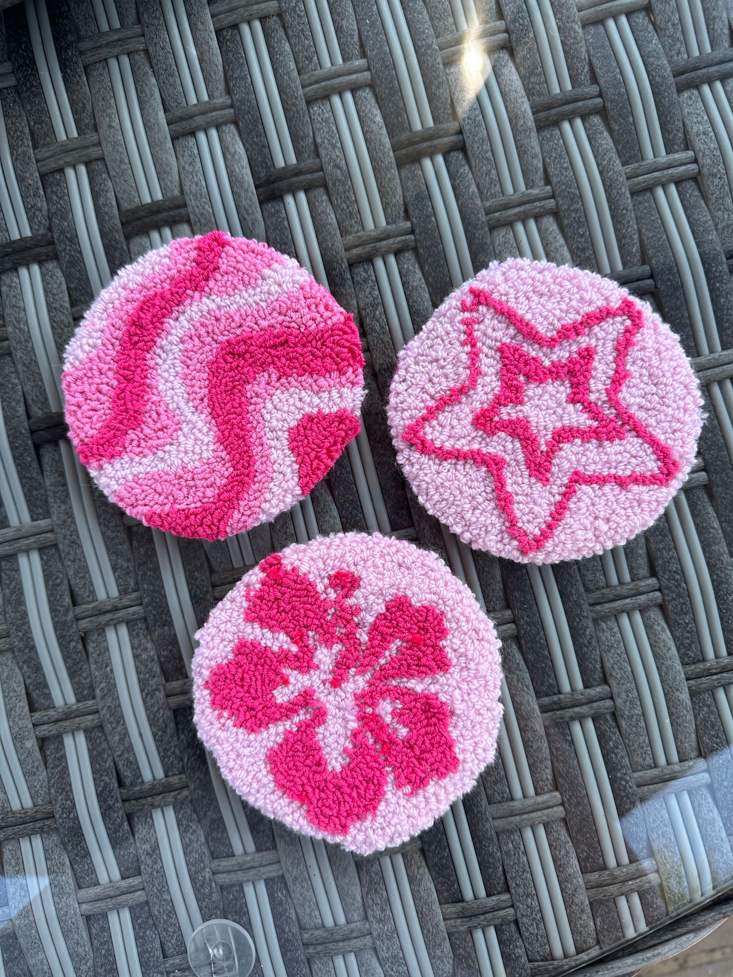 Mug Rug Pinks💞🌺🎀