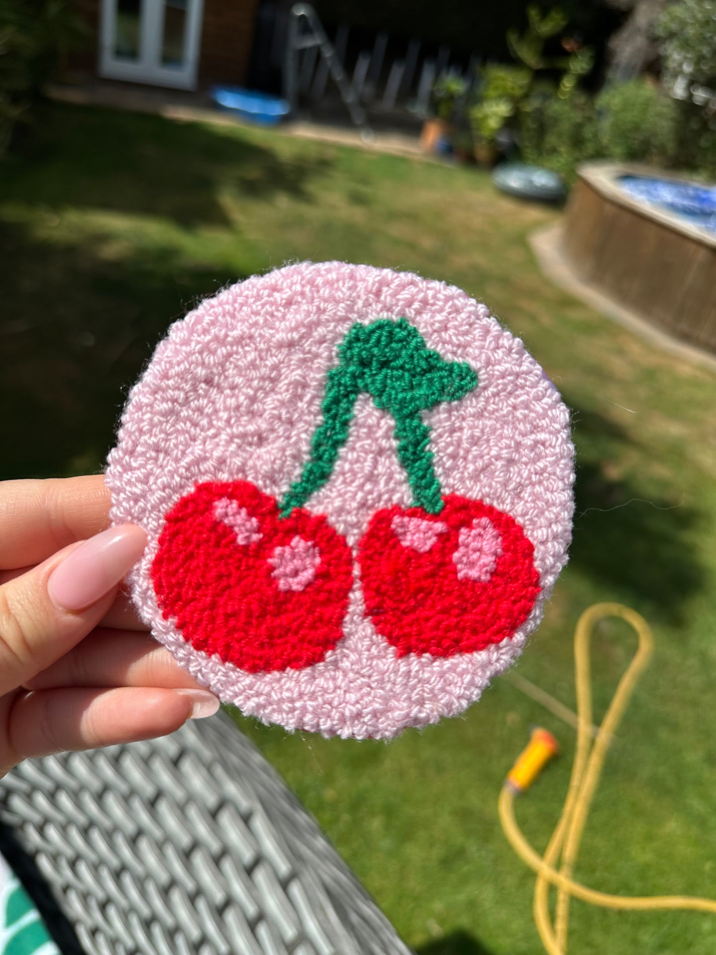 Mug rug Fruits🍊🍓🍒