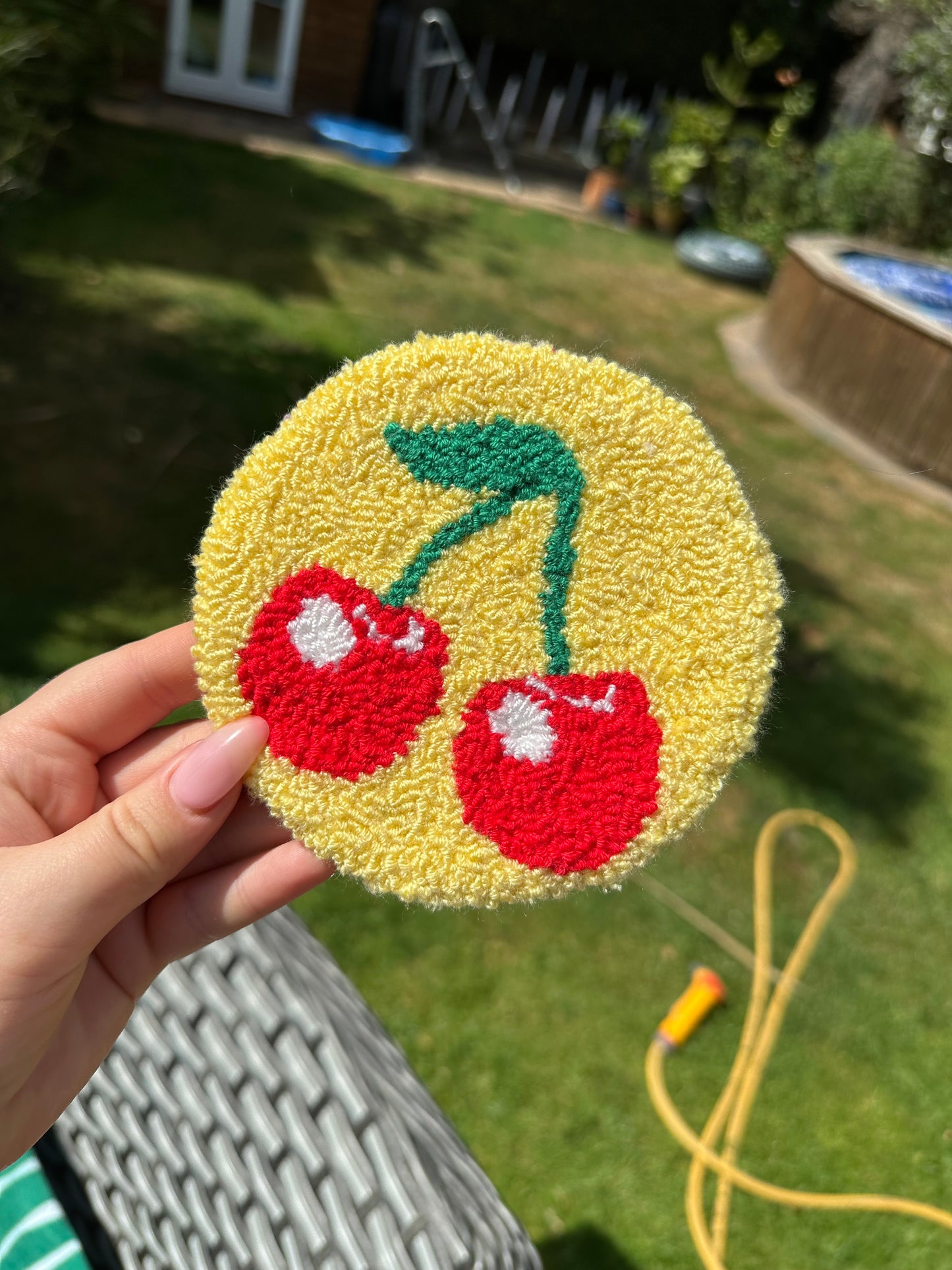 Mug rug Fruits🍊🍓🍒